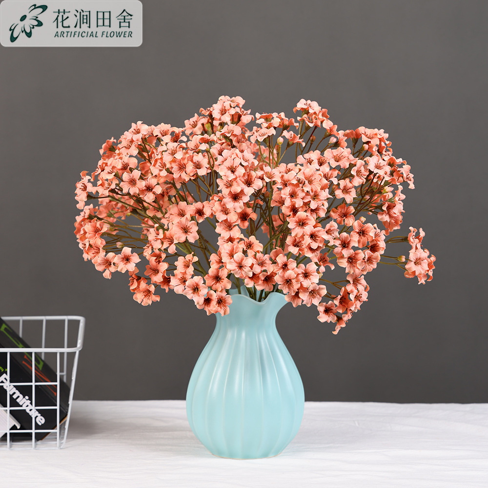Dusty Pink Artificial Gypsophila Bouquet