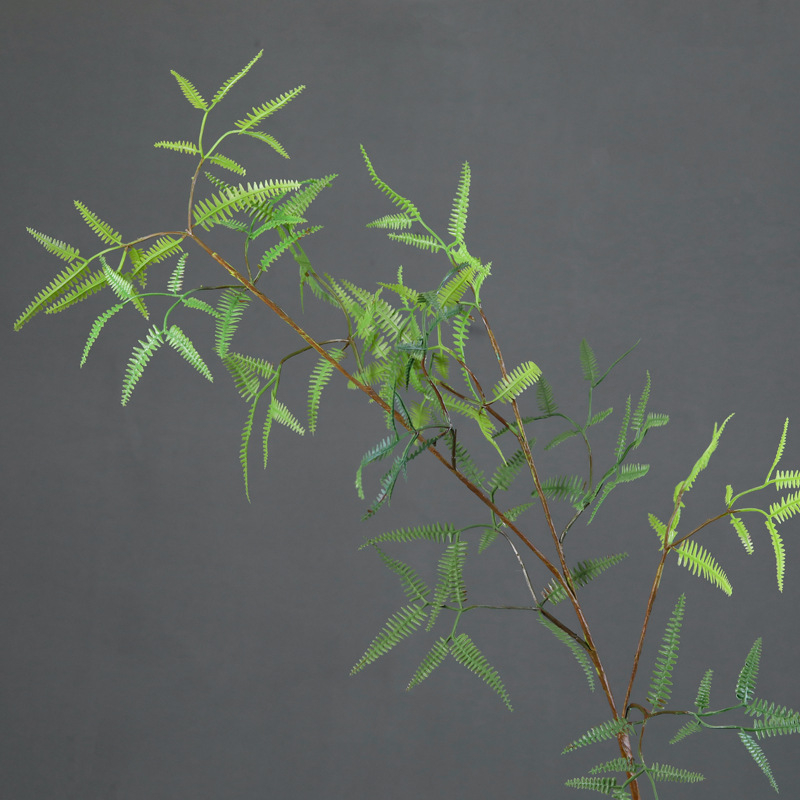 Artificial Natural Fern Foliage Stem, Faux Tropical Leaf Branch for Home Decor